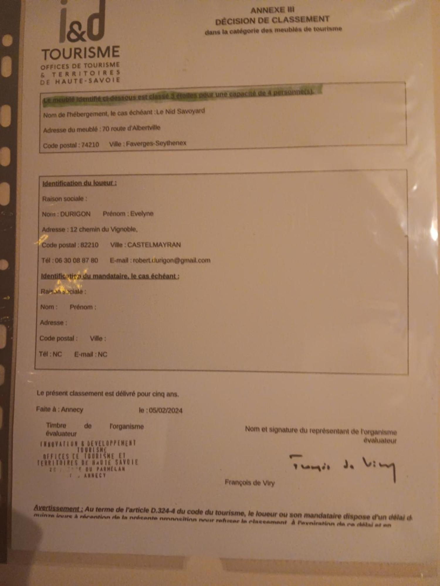 Appartement Le Nid Savoyard à Faverges Extérieur photo